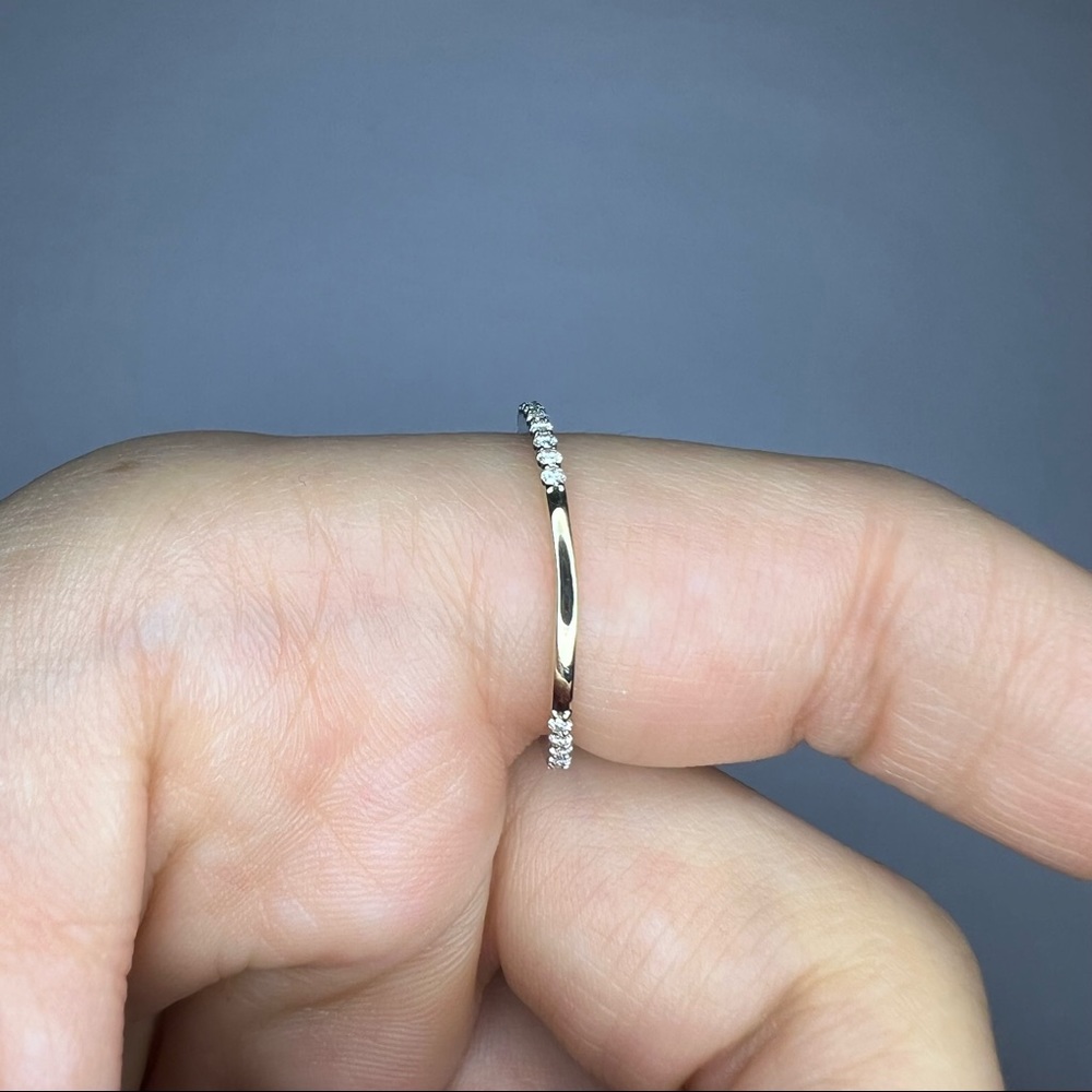 Toi Et Moi Ring, Solid Gold Pear Ring, Two Stone … - image 5